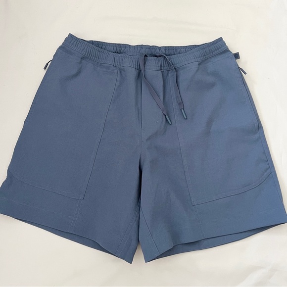 Lululemon Relaxed-Fit Pull-On Short 7" Light Woven Blue Size Men’s Size M - Picture 1 of 5